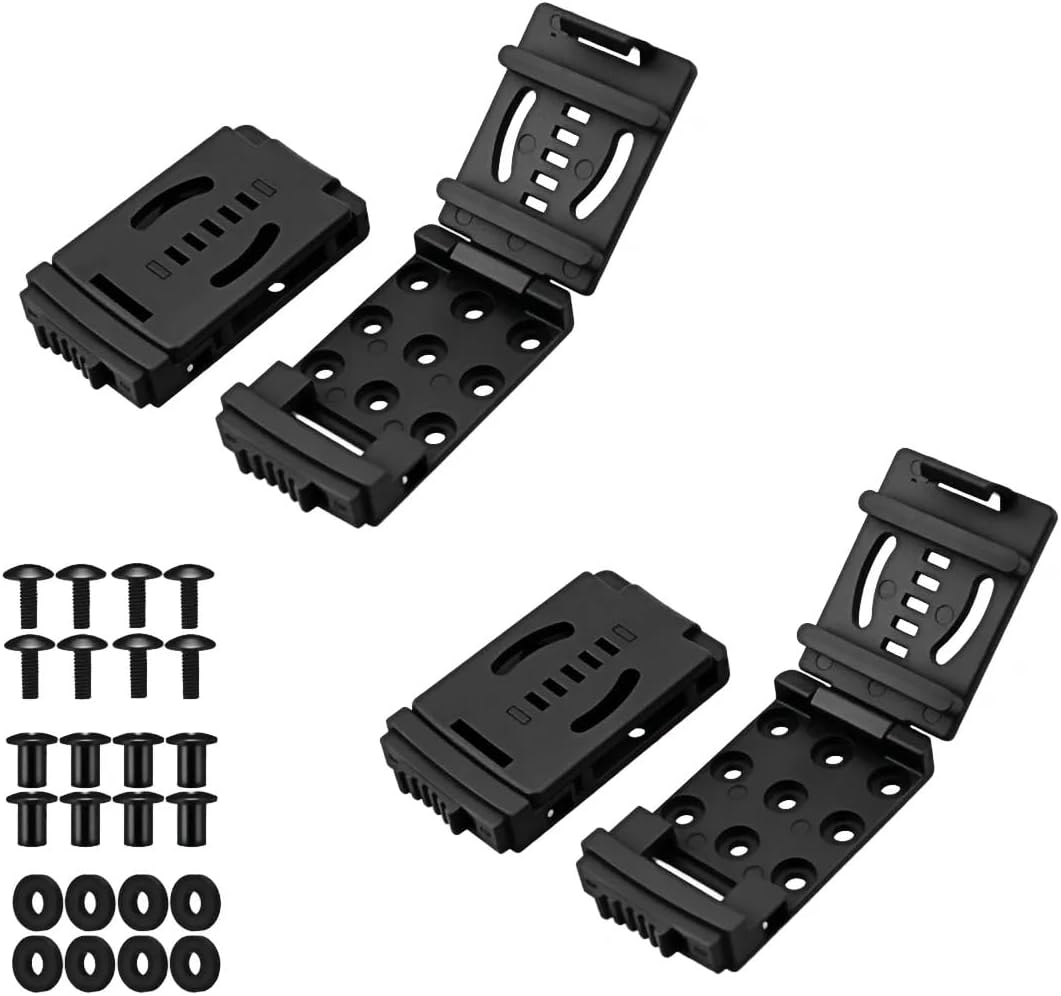 2-Pack Belt Clip Outdoor Camping Knife Blade Lock with Screws, Universal Utility EDC Belt Clip Holsters Mag Pouches Sheath Tools with Hardware