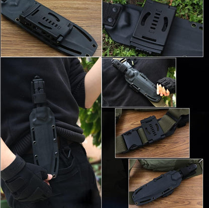 2-Pack Belt Clip Outdoor Camping Knife Blade Lock with Screws, Universal Utility EDC Belt Clip Holsters Mag Pouches Sheath Tools with Hardware