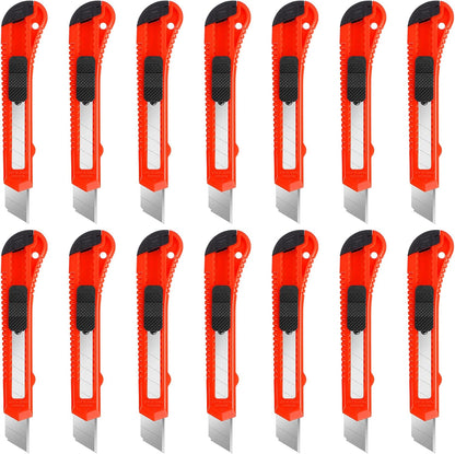 Box Cutter Retractable, 18mm Utility Knife, Snap-Off Blade
