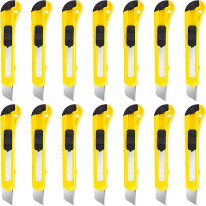 Box Cutter Retractable, 18mm Utility Knife, Snap-Off Blade
