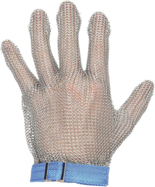 Chainmail Cut-Resistant Glove, L/9 Silver 18C893-1 Each