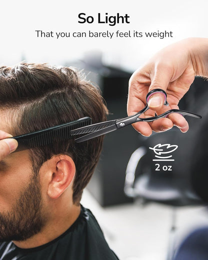 Hair Thinning Scissors Professional Barber’s Texturizing Teeth Shears for Hairdressing, Salon and Home Use Thinning Shears for Hair Cutting, Made of Japanese Stainless Steel, 6.5 inch