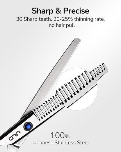 Hair Thinning Scissors Professional Barber’s Texturizing Teeth Shears for Hairdressing, Salon and Home Use Thinning Shears for Hair Cutting, Made of Japanese Stainless Steel, 6.5 inch
