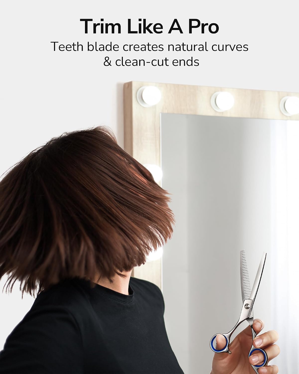 Hair Thinning Scissors Professional Barber’s Texturizing Teeth Shears for Hairdressing, Salon and Home Use Thinning Shears for Hair Cutting, Made of Japanese Stainless Steel, 6.5 inch