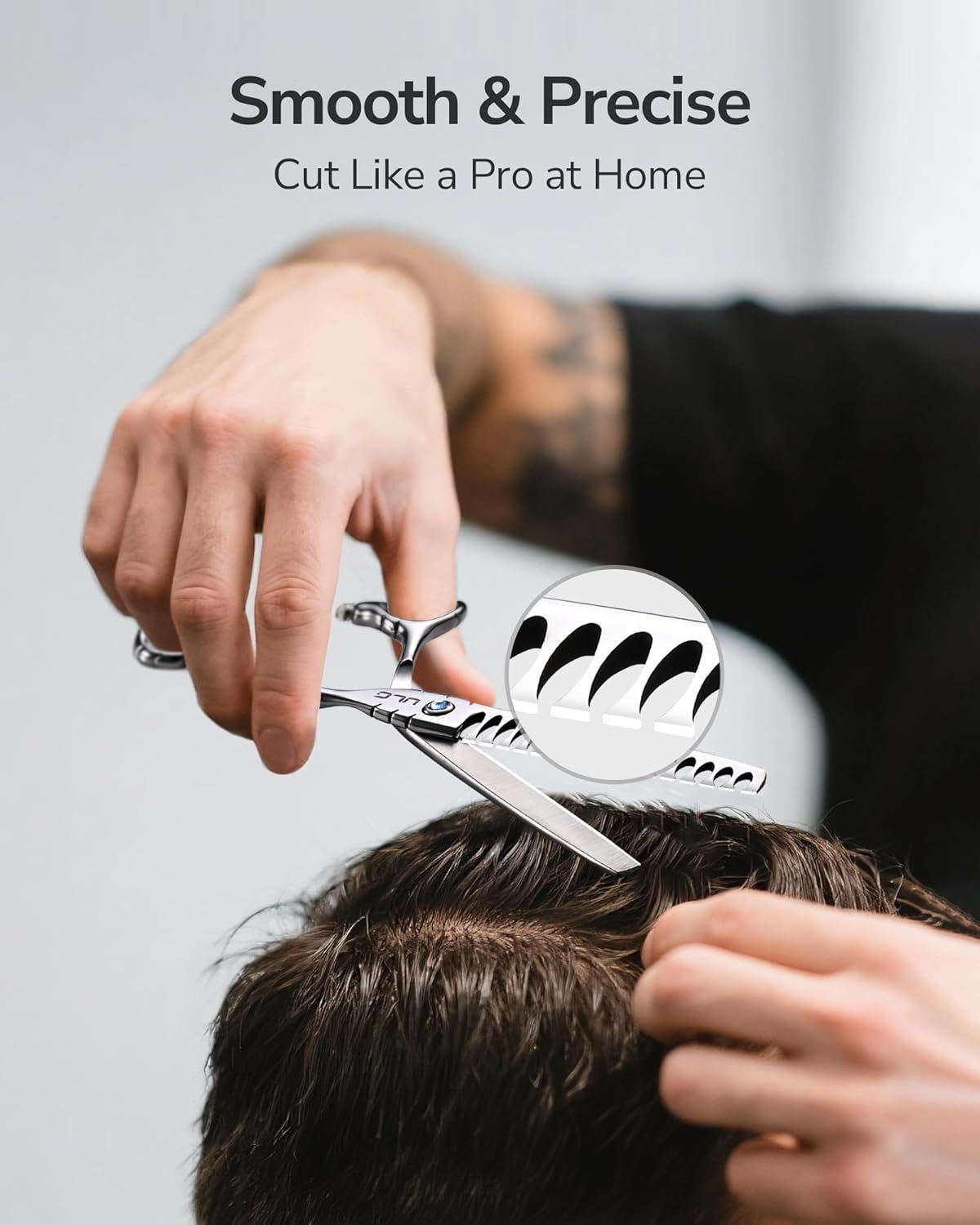 Hair Thinning Scissors Professional Barber’s Texturizing Teeth Shears for Hairdressing, Salon and Home Use Thinning Shears for Hair Cutting, Made of Japanese Stainless Steel, 6.5 inch