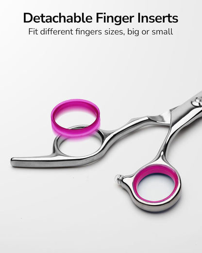 Hair Thinning Scissors Professional Barber’s Texturizing Teeth Shears for Hairdressing, Salon and Home Use Thinning Shears for Hair Cutting, Made of Japanese Stainless Steel, 6.5 inch