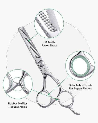 Hair Thinning Scissors Professional Barber’s Texturizing Teeth Shears for Hairdressing, Salon and Home Use Thinning Shears for Hair Cutting, Made of Japanese Stainless Steel, 6.5 inch