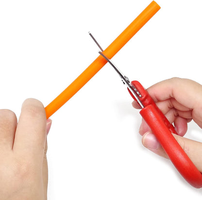 2PCS Multifunctional Stainless Steel Shears Kitchen Seafood Scissors Fish Crab Shrimp Lobster Scissors Seafood Peeling Tools for Home (2 Color, 6")