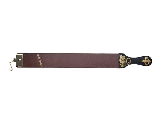 Razor Strop Blade Sharpener, Top Grain Cowhide, 2.5 x 23 Inch, Brown, IRS127