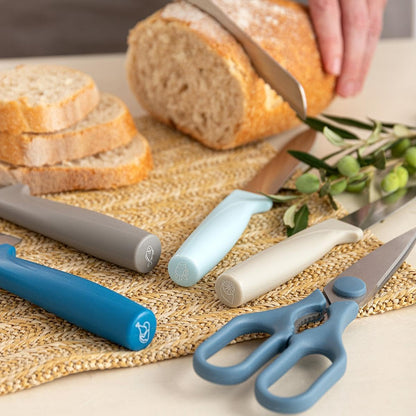 Ozon Tacoma With Knives And Scissors 21x13x8cm Stainless Steel | Black, Stainless steel, rectangular shape, 21x13x8cm