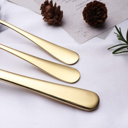 Portable Stainless Steel Flatware Set, Travel Camping Cutlery Set, Portable Utensil Travel Silverware Dinnerware Set with a Waterproof Case (Rainbow)