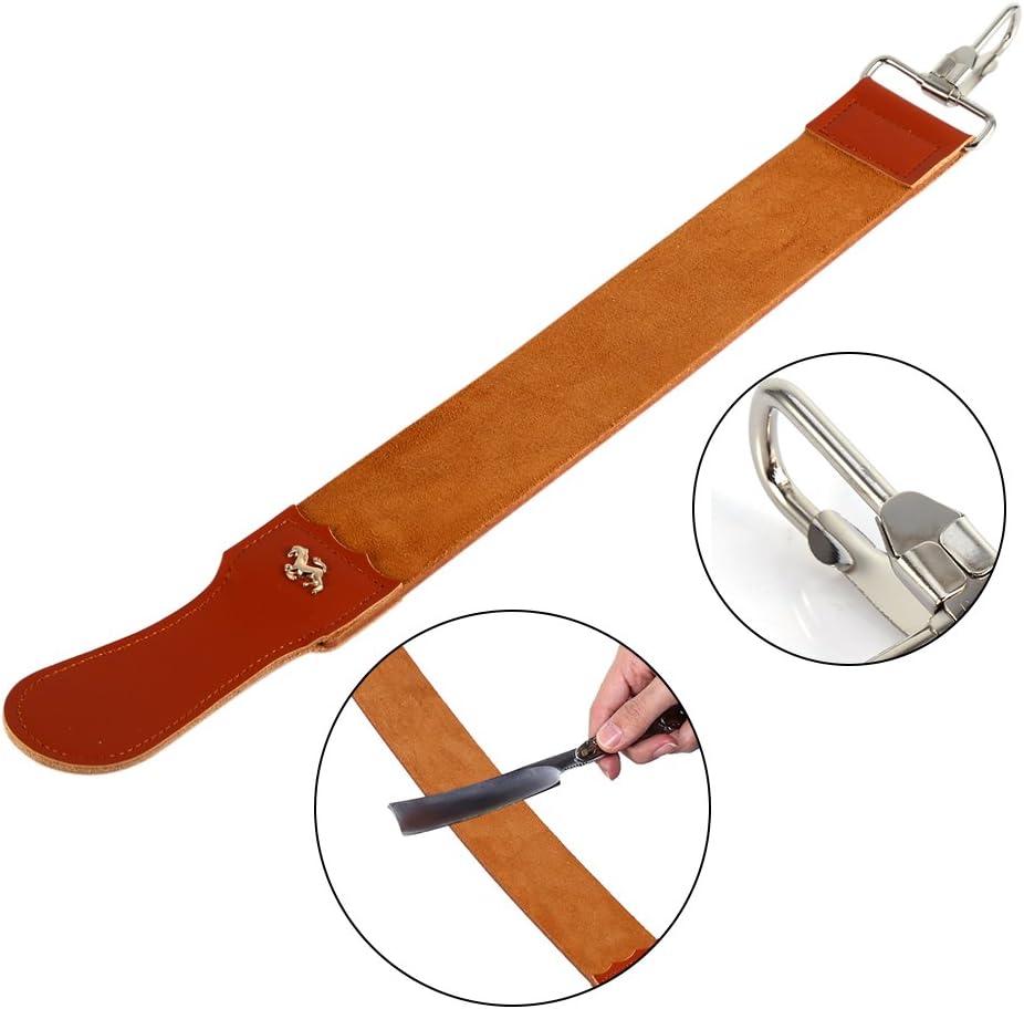 Sharpener Strop, Shaving Strop, Shaving Strap, Soft for Sharpening Straight Razors Home