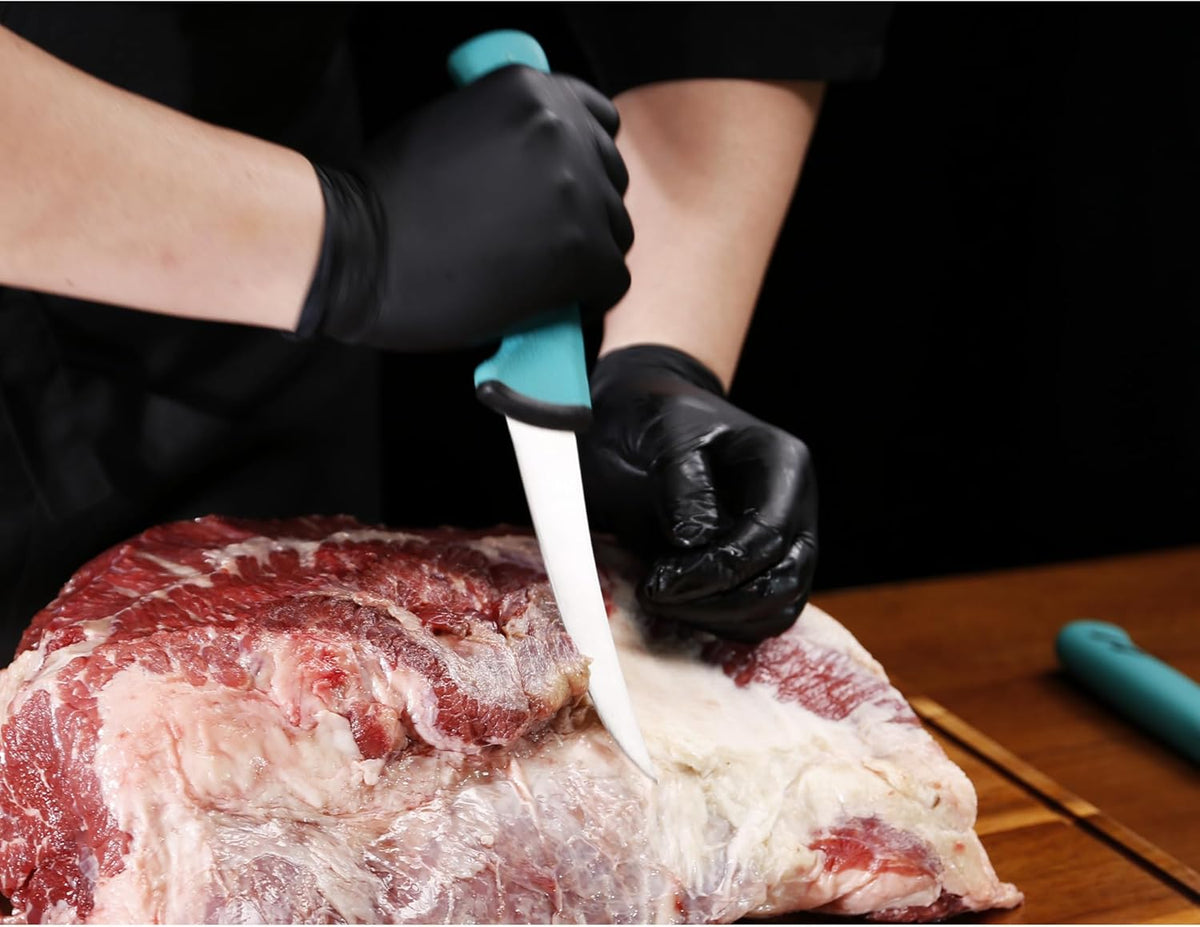 Curved Boning Knife 6"(152mm) - High-carbon molybdenum steel blade - Butcher's Kitchen Boning Knife - Ergonomic & non-slip handle