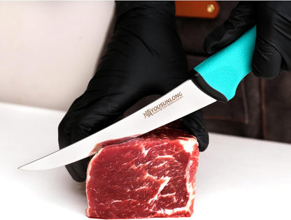 Curved Boning Knife 6"(152mm) - High-carbon molybdenum steel blade - Butcher's Kitchen Boning Knife - Ergonomic & non-slip handle
