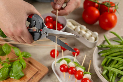 Pro Kitchen Shears | Micro-Serrated Blades, Quick Release Spring, Self-Sharpening Blade