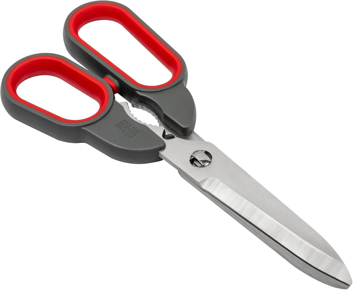 Pro Kitchen Shears | Micro-Serrated Blades, Quick Release Spring, Self-Sharpening Blade