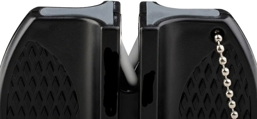 Portable Knife Sharpener - Professional Grade Sharpening Tool with Tungsten and Ceramic Rods