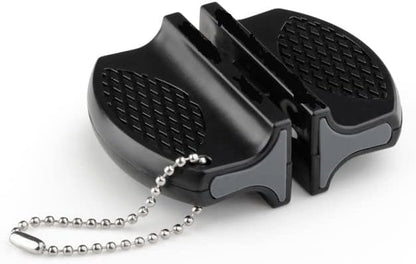Portable Knife Sharpener - Professional Grade Sharpening Tool with Tungsten and Ceramic Rods