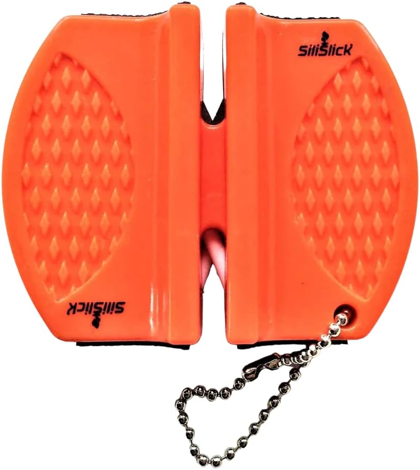 Portable Knife Sharpener - Professional Grade Sharpening Tool with Tungsten and Ceramic Rods