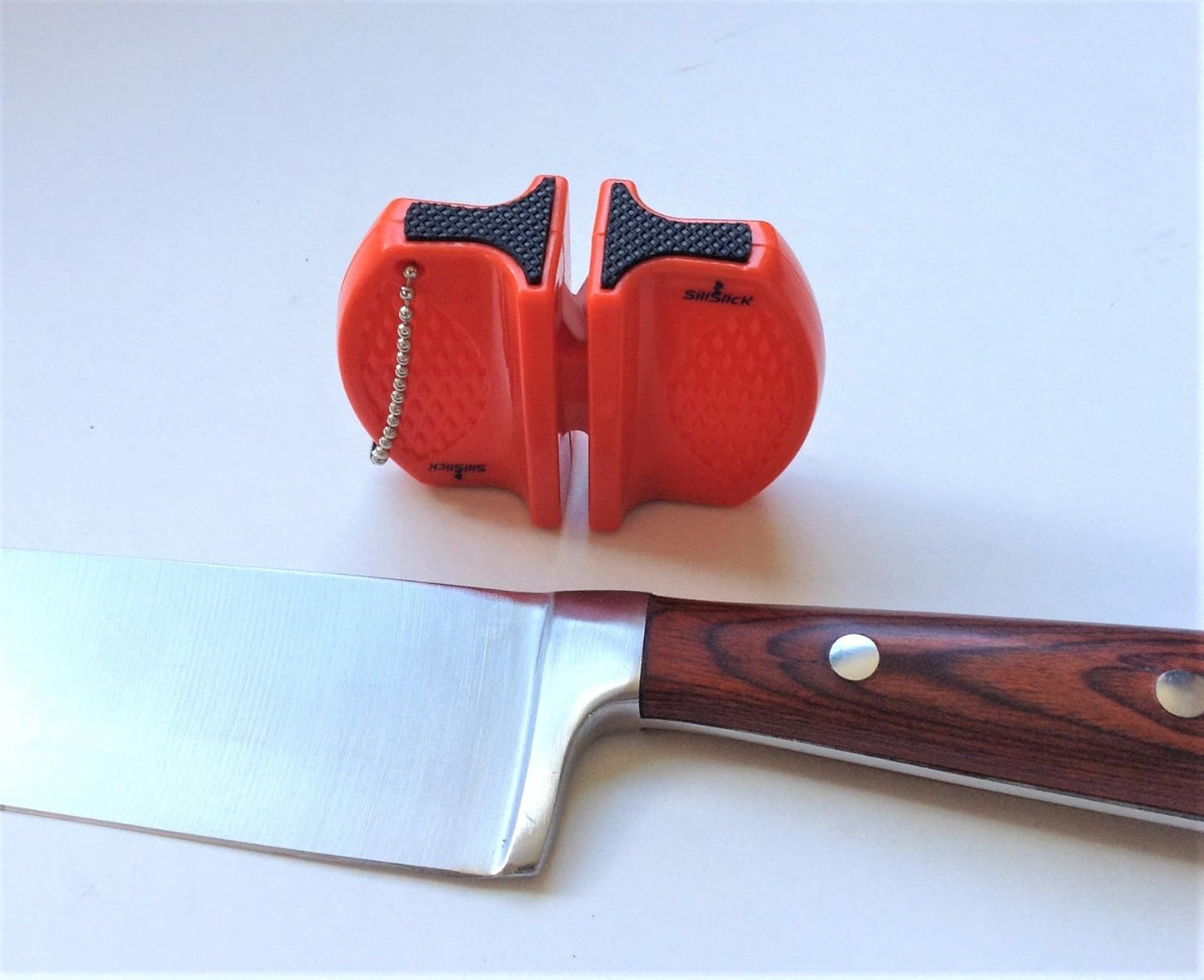 Portable Knife Sharpener - Professional Grade Sharpening Tool with Tungsten and Ceramic Rods