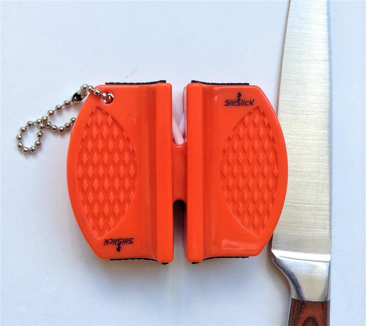 Portable Knife Sharpener - Professional Grade Sharpening Tool with Tungsten and Ceramic Rods