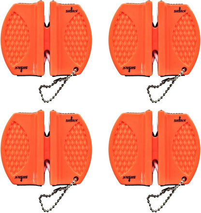 Portable Knife Sharpener - Professional Grade Sharpening Tool with Tungsten and Ceramic Rods
