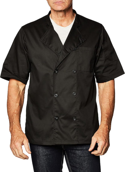 Men's Short Sleeve Unisex Classic Chef Coat