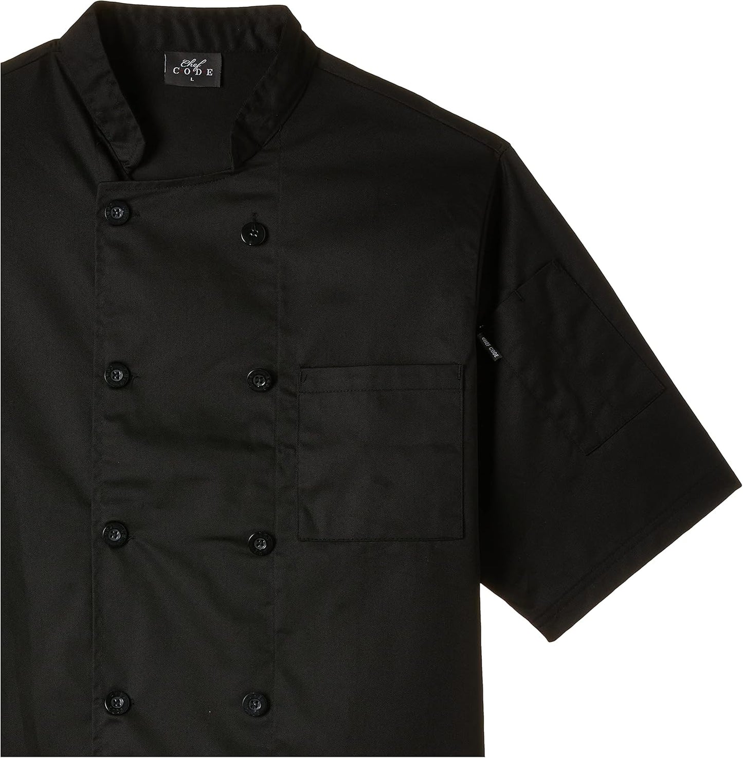Men's Short Sleeve Unisex Classic Chef Coat