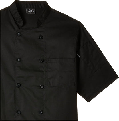 Men's Short Sleeve Unisex Classic Chef Coat