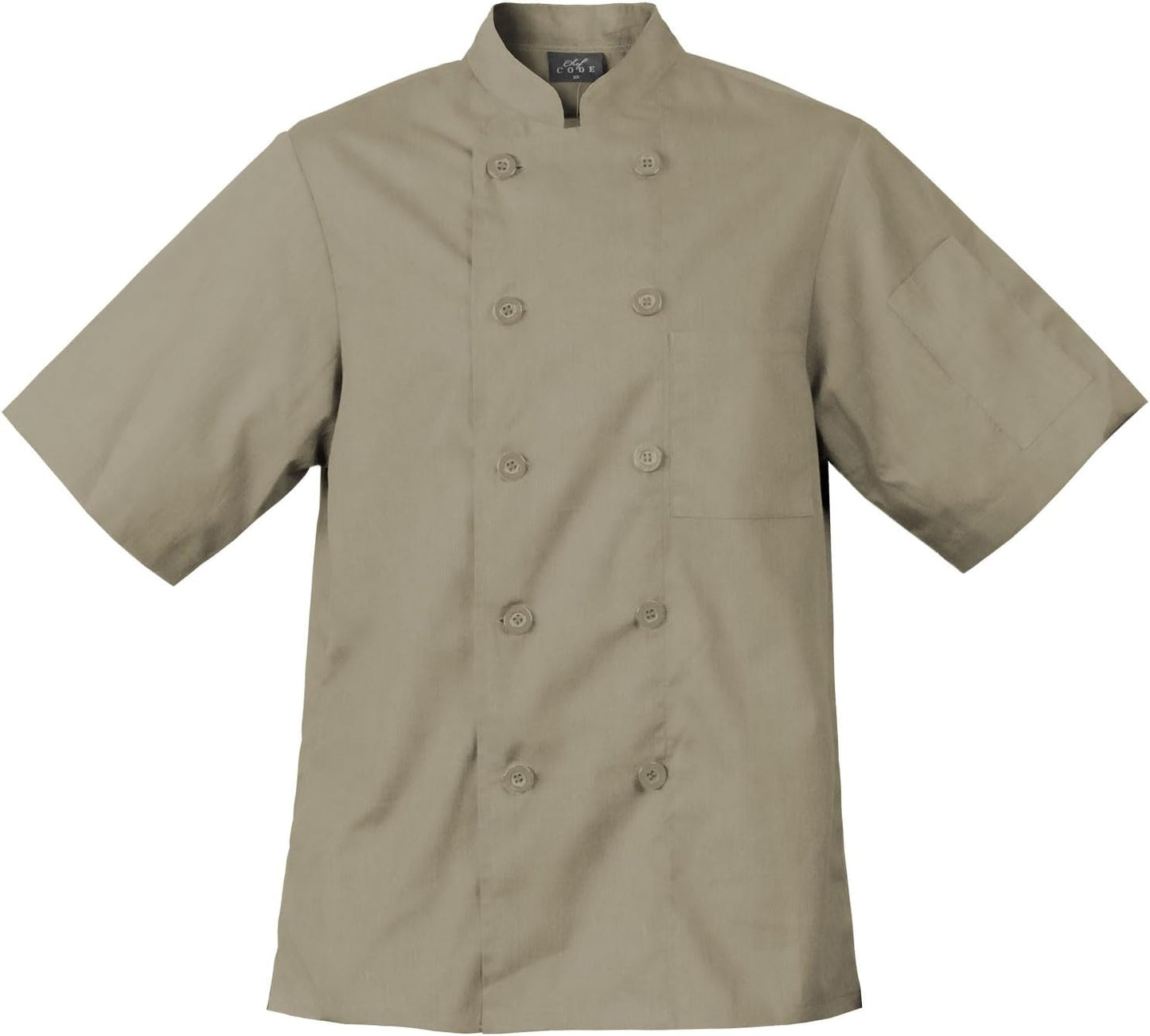 Men's Short Sleeve Unisex Classic Chef Coat