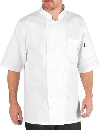 Men's Short Sleeve Unisex Classic Chef Coat
