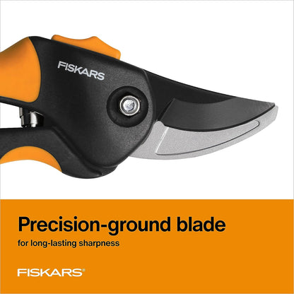 Bypass Pruning Shears, Branch Cutter with 5/8" Cut Capacity, Garden Shears with Sharp Steel Blade, Rust Resistant, Ergonomic Pruners with Comfort Handle and Safety Lock, Gardening Hand Tools