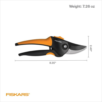 Bypass Pruning Shears, Branch Cutter with 5/8" Cut Capacity, Garden Shears with Sharp Steel Blade, Rust Resistant, Ergonomic Pruners with Comfort Handle and Safety Lock, Gardening Hand Tools