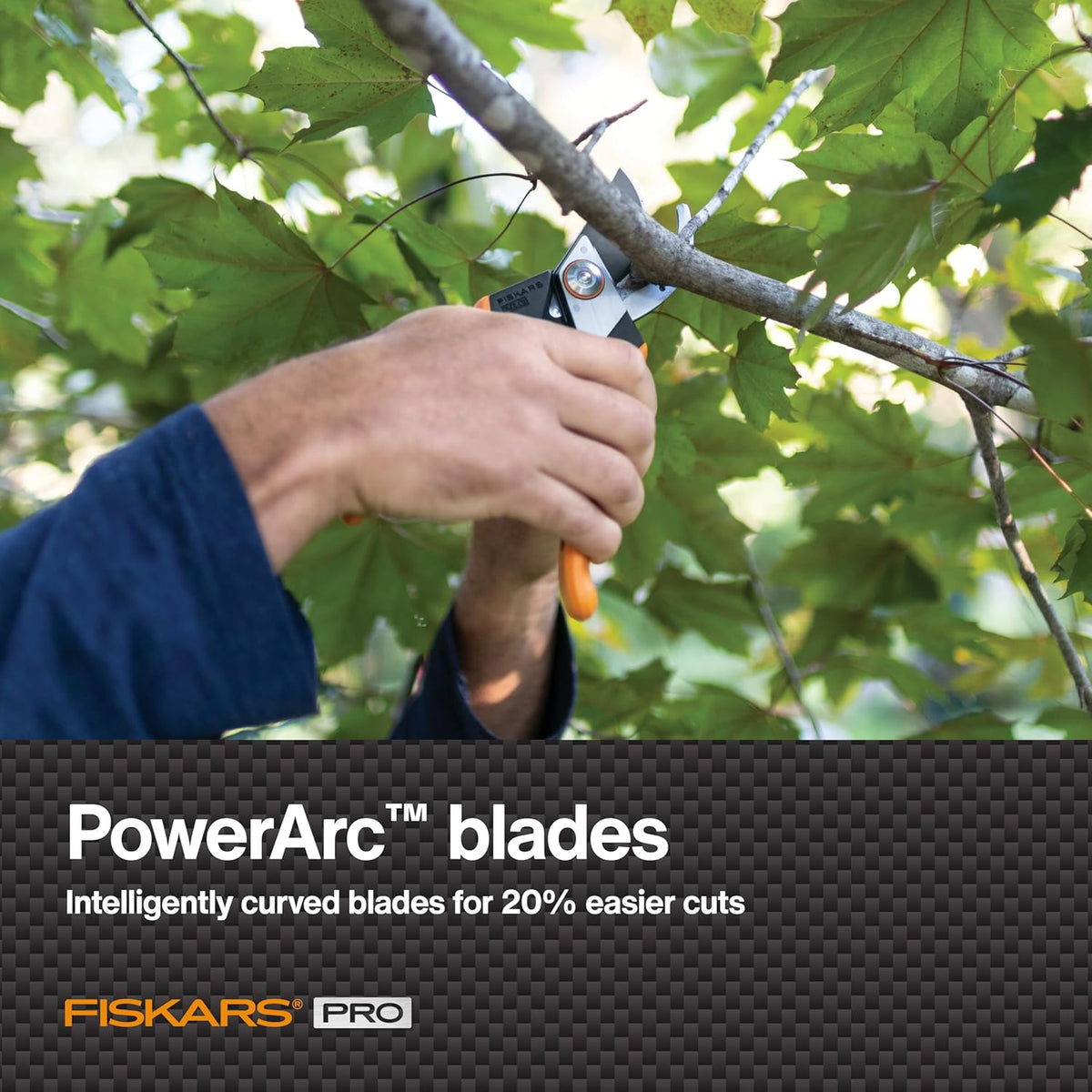 Bypass Pruning Shears, Branch Cutter with 5/8" Cut Capacity, Garden Shears with Sharp Steel Blade, Rust Resistant, Ergonomic Pruners with Comfort Handle and Safety Lock, Gardening Hand Tools