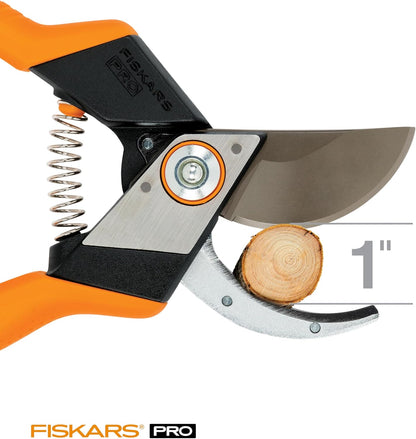 Bypass Pruning Shears, Branch Cutter with 5/8" Cut Capacity, Garden Shears with Sharp Steel Blade, Rust Resistant, Ergonomic Pruners with Comfort Handle and Safety Lock, Gardening Hand Tools