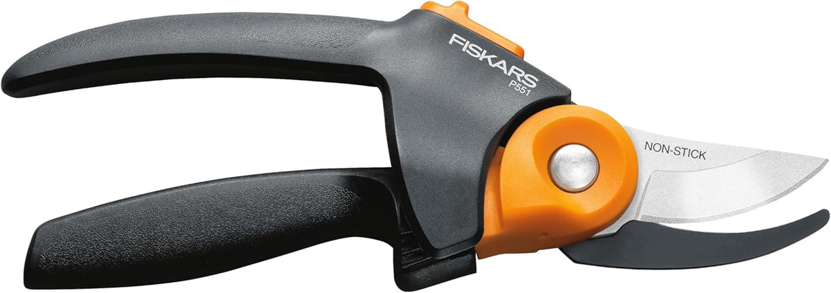Bypass Pruning Shears, Branch Cutter with 5/8" Cut Capacity, Garden Shears with Sharp Steel Blade, Rust Resistant, Ergonomic Pruners with Comfort Handle and Safety Lock, Gardening Hand Tools