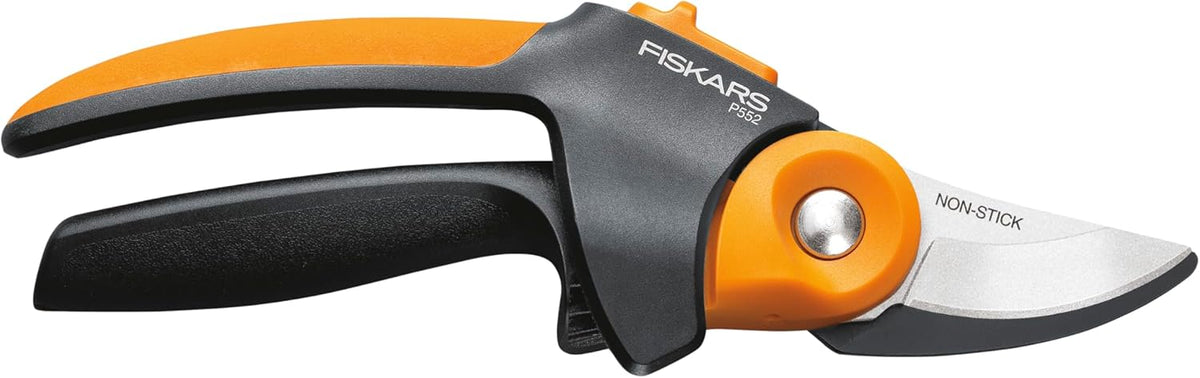 Bypass Pruning Shears, Branch Cutter with 5/8" Cut Capacity, Garden Shears with Sharp Steel Blade, Rust Resistant, Ergonomic Pruners with Comfort Handle and Safety Lock, Gardening Hand Tools
