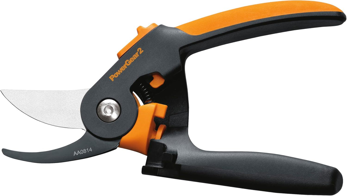 Bypass Pruning Shears, Branch Cutter with 5/8" Cut Capacity, Garden Shears with Sharp Steel Blade, Rust Resistant, Ergonomic Pruners with Comfort Handle and Safety Lock, Gardening Hand Tools