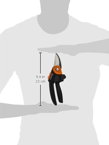 Bypass Pruning Shears, Branch Cutter with 5/8" Cut Capacity, Garden Shears with Sharp Steel Blade, Rust Resistant, Ergonomic Pruners with Comfort Handle and Safety Lock, Gardening Hand Tools