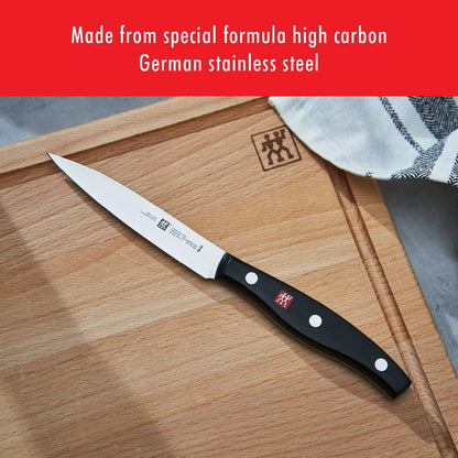 Twin Signature Paring Knife Ultra-Sharp Friodur Ice-Hardened Blade | Made in Company-Owned German Factory with Special Formula Steel. Dishwasher Safe, Comfortable Grip for Effortless Meal Prep.