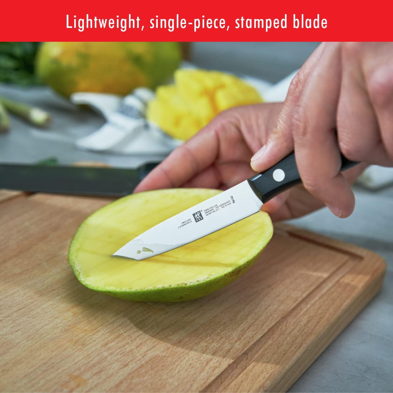 Twin Signature Paring Knife Ultra-Sharp Friodur Ice-Hardened Blade | Made in Company-Owned German Factory with Special Formula Steel. Dishwasher Safe, Comfortable Grip for Effortless Meal Prep.