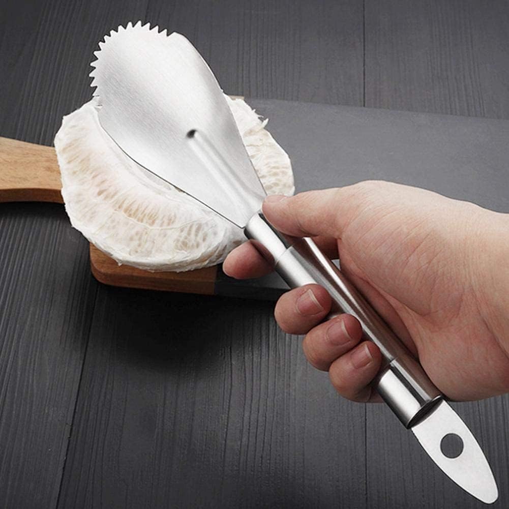Citrus Peeler Stainless Steel Serrated Curved Blade