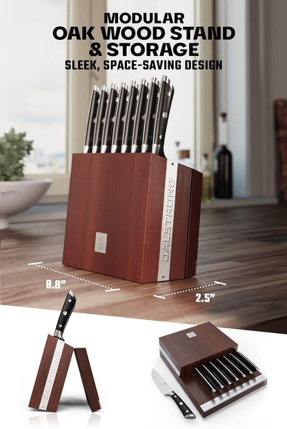 8-Pc Steak Knife Set, 5" - German HC Steel