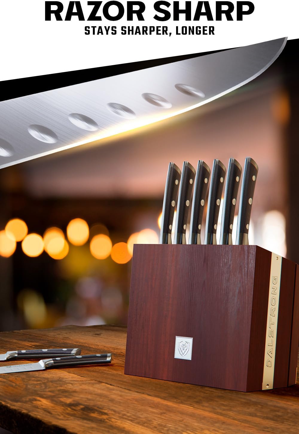 8-Pc Steak Knife Set, 5" - German HC Steel