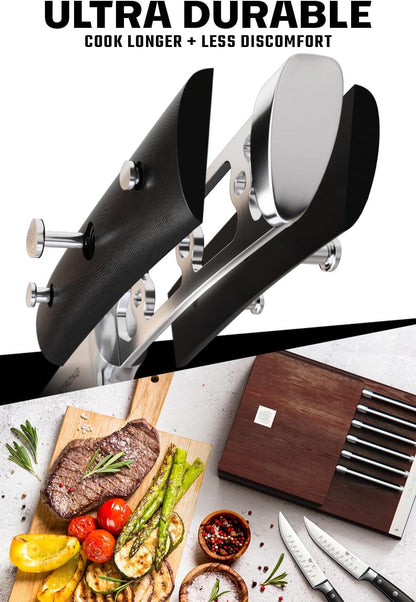 8-Pc Steak Knife Set, 5" - German HC Steel