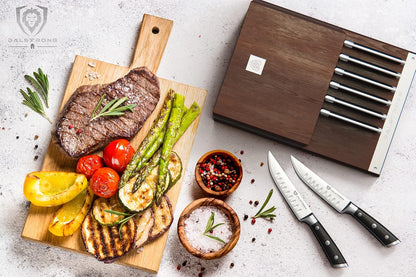 8-Pc Steak Knife Set, 5" - German HC Steel