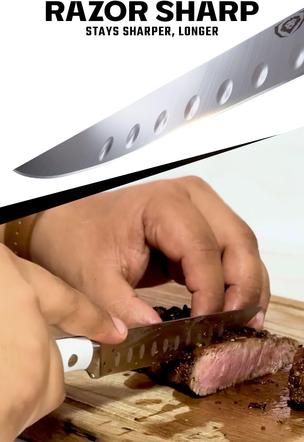 8-Pc Steak Knife Set, 5" - German HC Steel