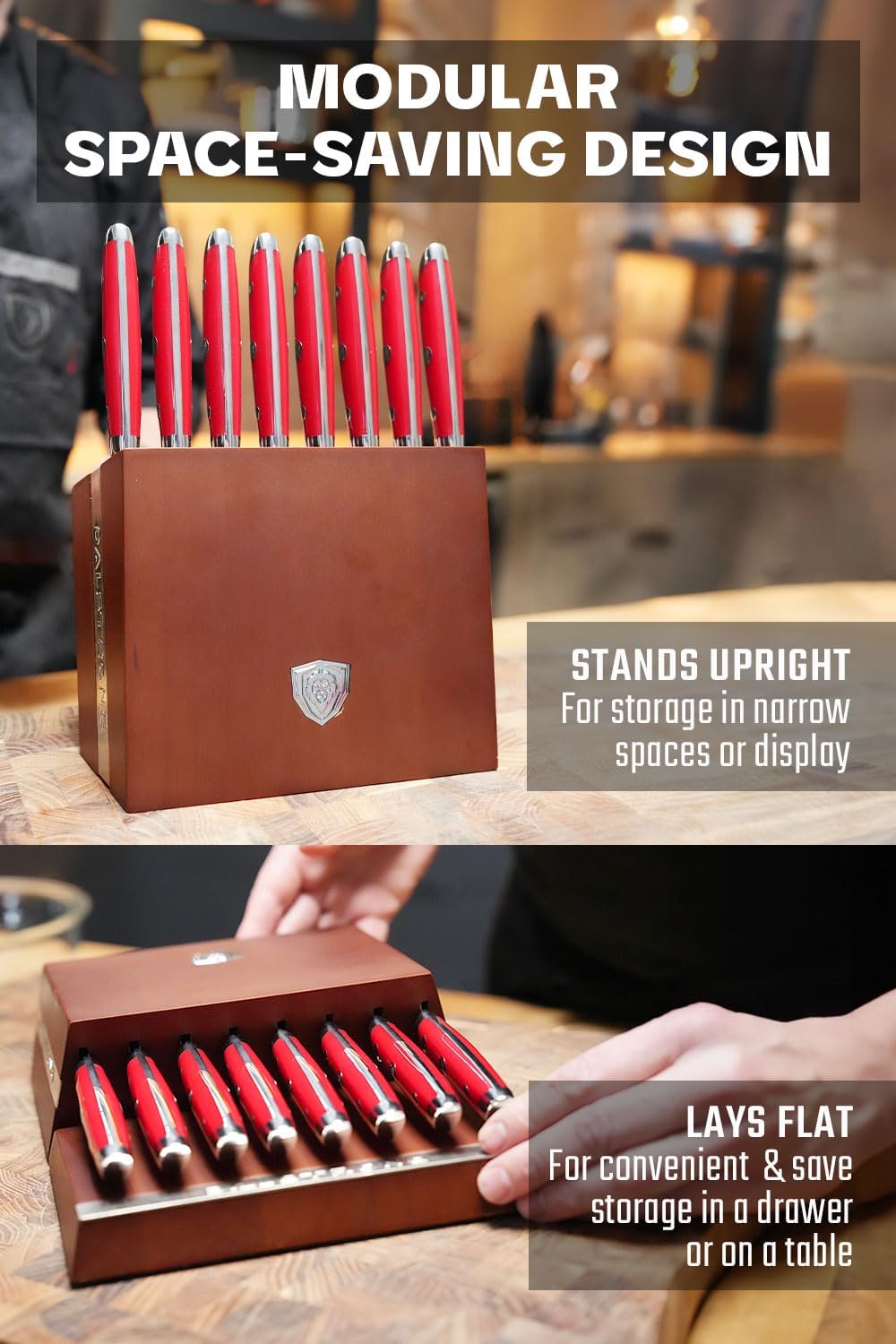 8-Pc Steak Knife Set, 5" - German HC Steel