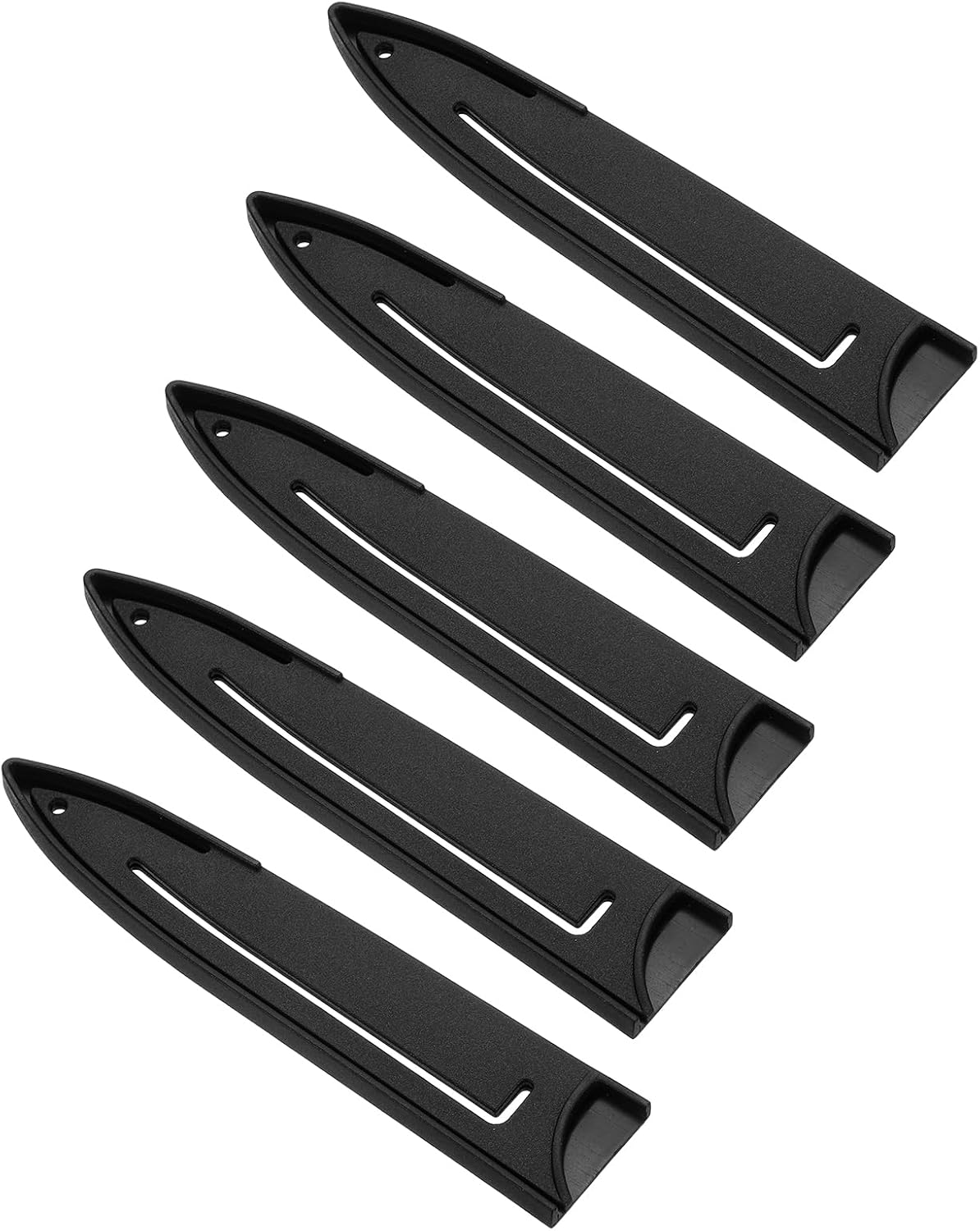 2 Pack PP Safety Knife Cover Sleeves, Blade Edge Guards Protector, Universal Knife Sheath for 3.5" Paring Knife, Black