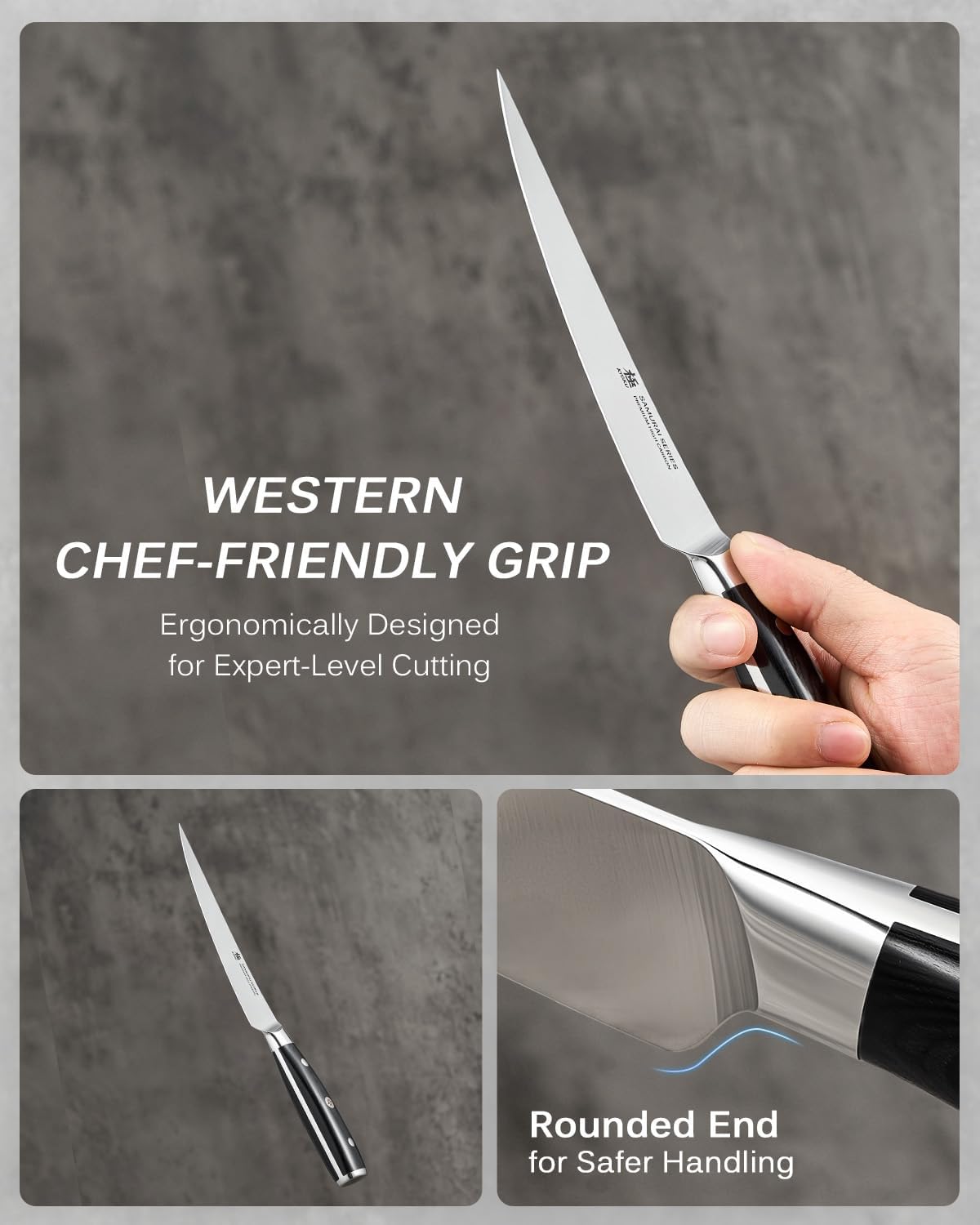 5" Serrated Cheese Knife - German Steel Cheese Slicer with Sheath | German 1.4116 Stainless Steel Full Tang Hollow Blade, Pakkawood Handle, Hard Soft Cheese Slicing Knife With Gift Box